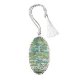 Monet Bridge and Water Lilies Bookmark