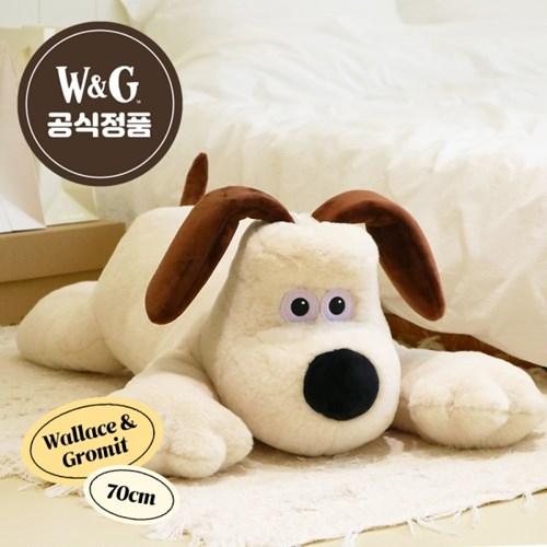 [7/16 발송] 공식정품 월레스와 그로밋 바디필로우 라잉 인형 - 70cm