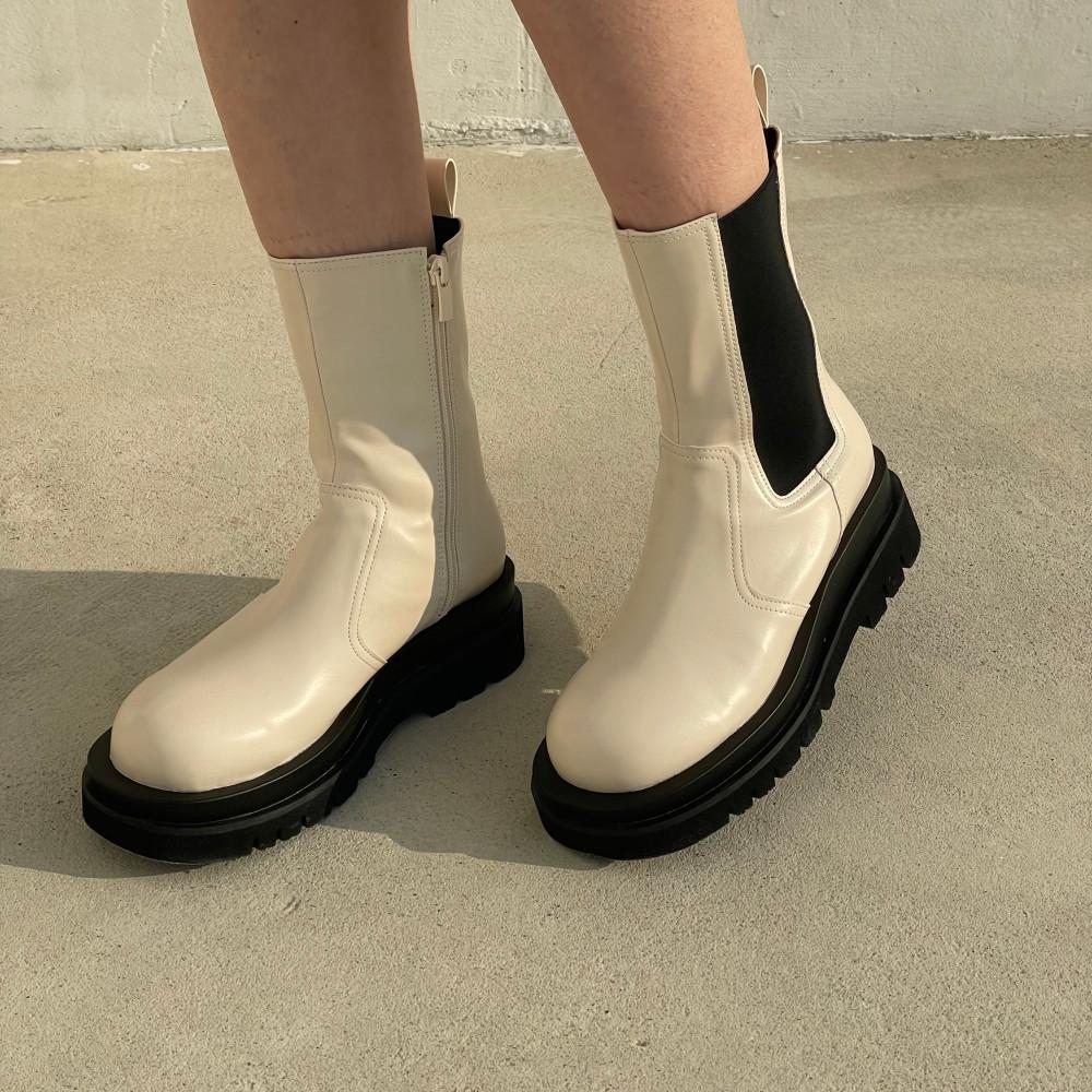 리아드 데일리 5cm 첼시부츠 미들 숏 워커부츠