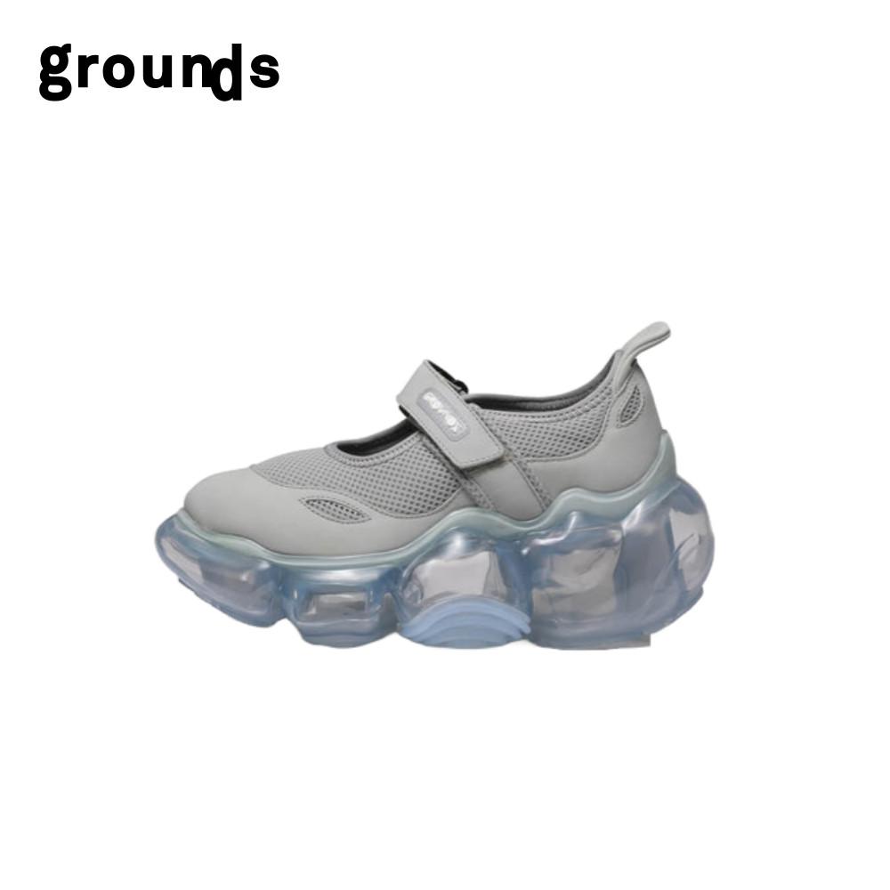 그라운즈 grounds 모피 메리제인 그레이 MOOPIE MARY JANE