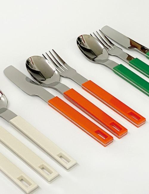 블럭 커트러리 3 color