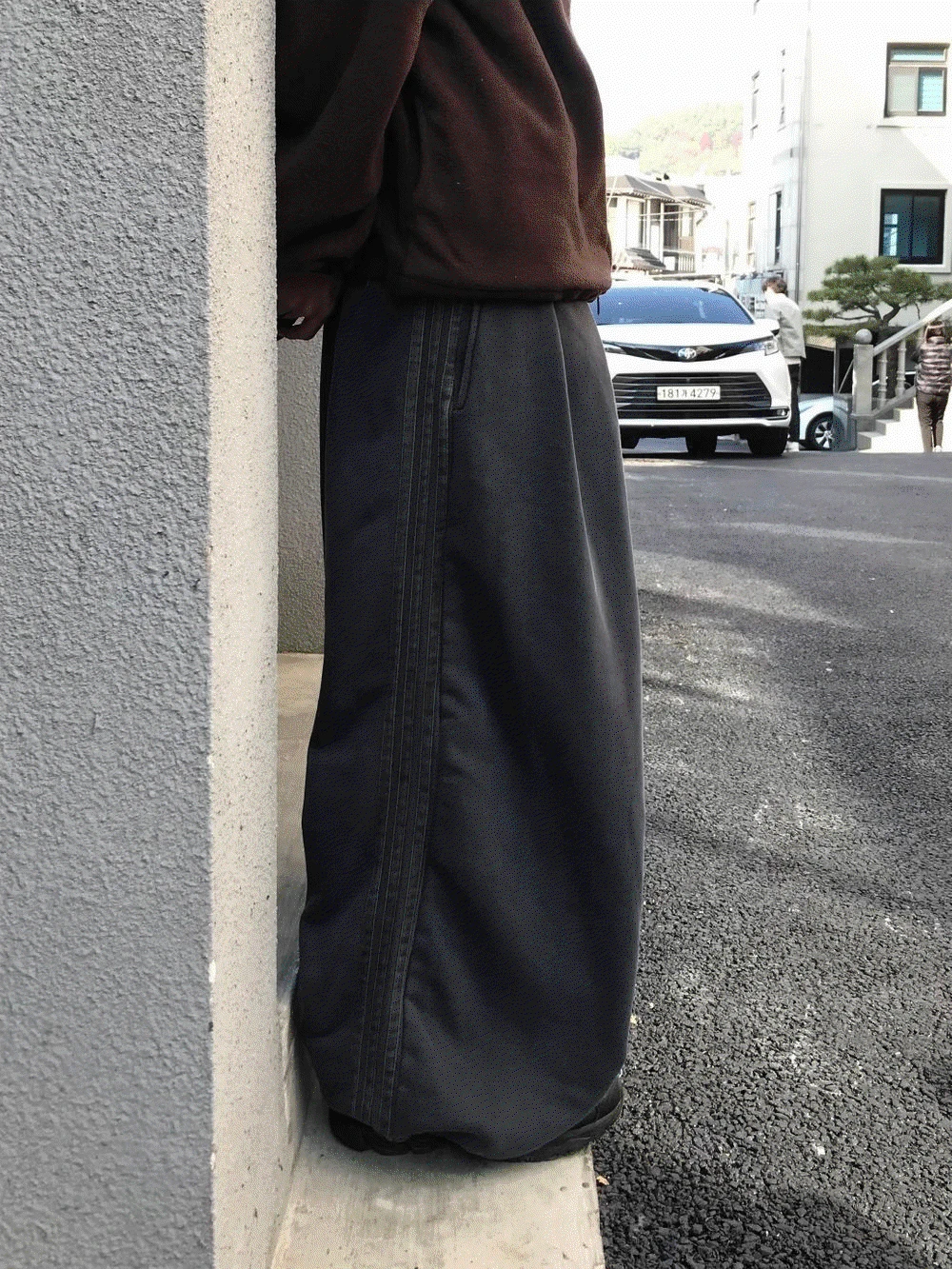 히스 트랙 피그먼트 스웻 팬츠 4C