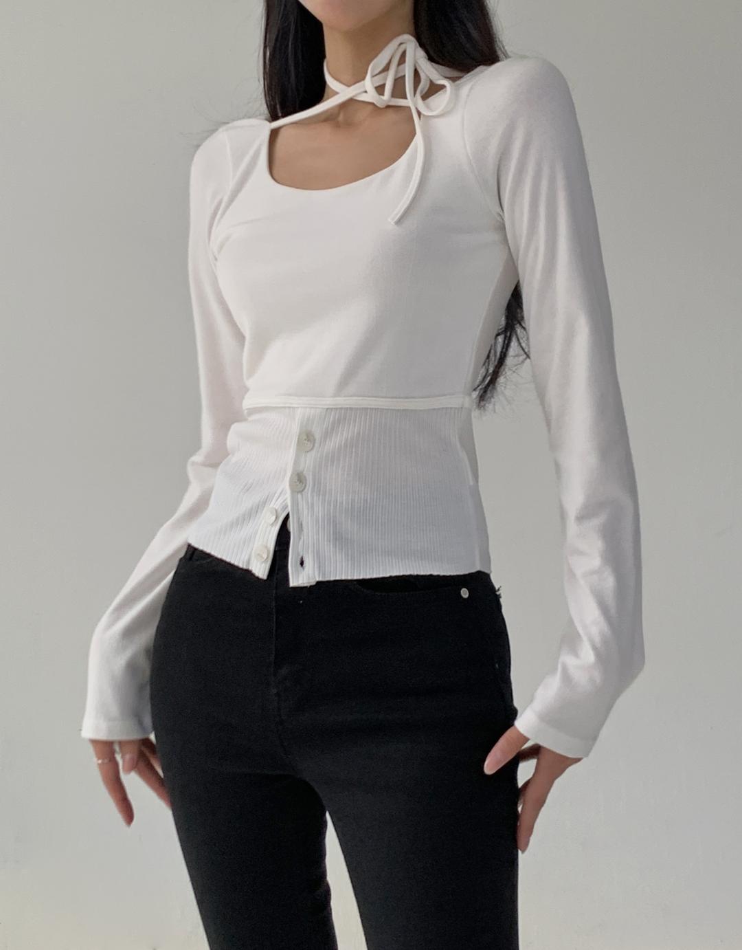 카이저 스트랩 탑 (2 colors)