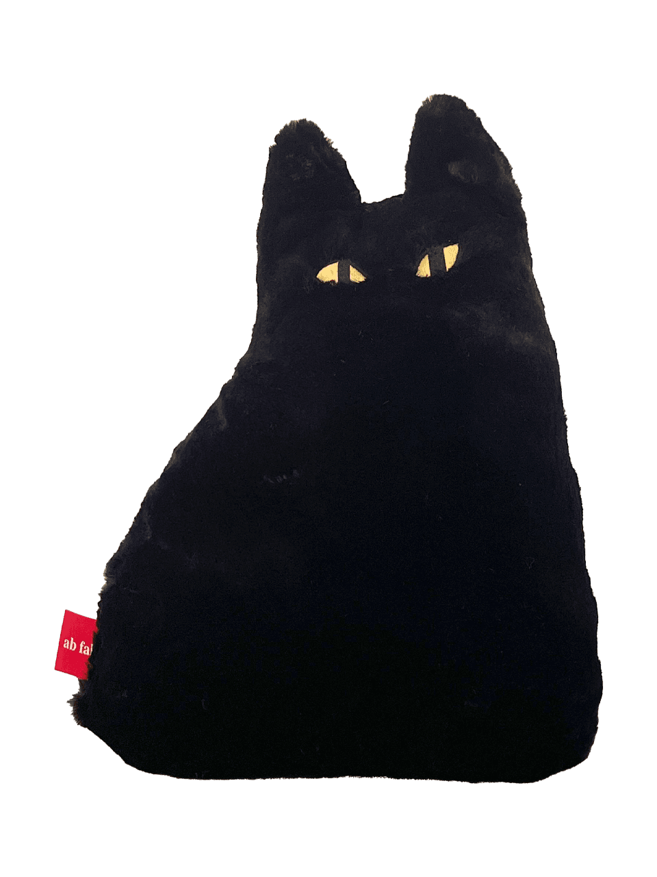 Fat cat cushion ( Black )