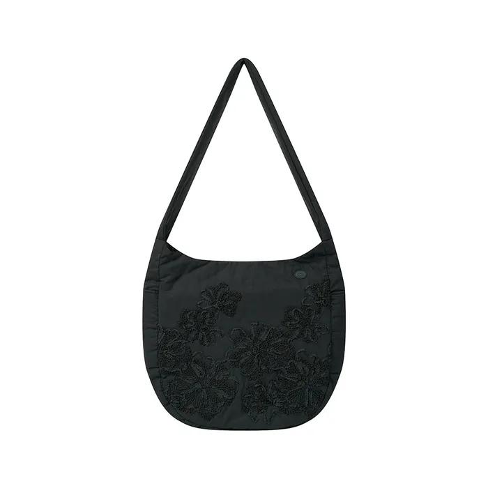 [3차] Fade Flower Cross Bag Black