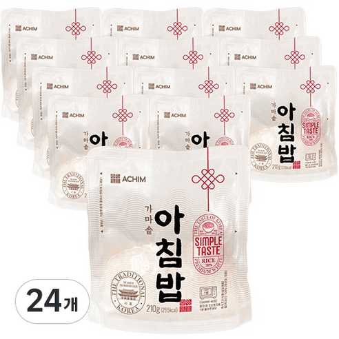 아침 가마솥 아침밥, 210g, 24개