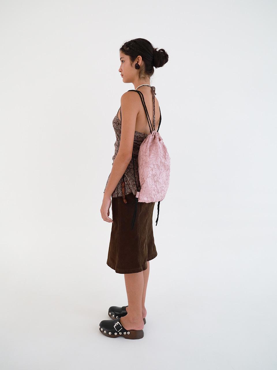 5월 4주차 순차 배송ㅣEbony Tree Bag Jaquard Rosy