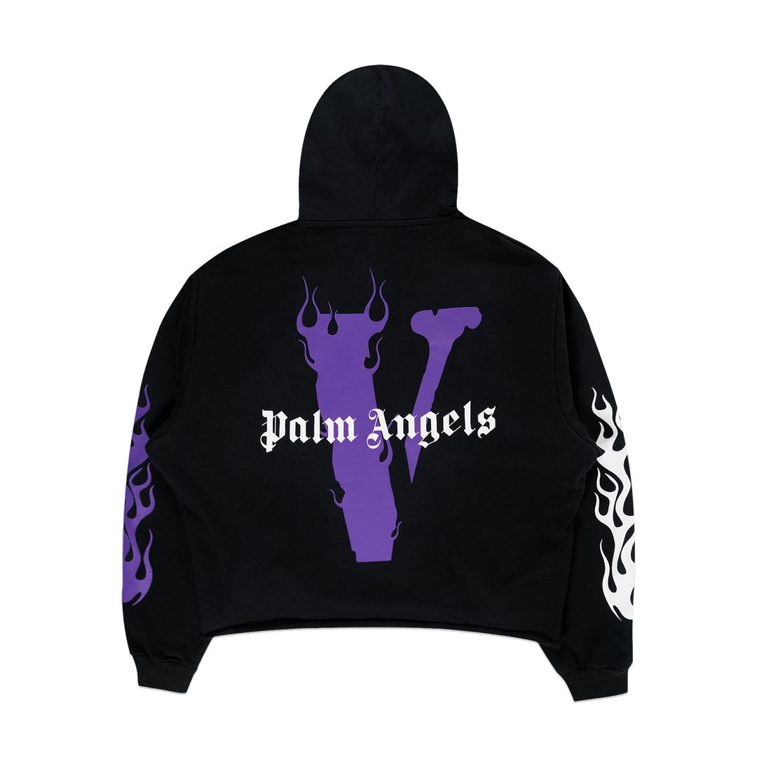 Vlone x Palm Angels Hoodie Black/Purple - M