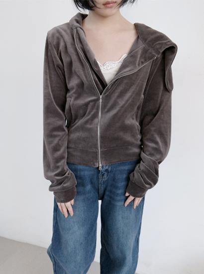 벨루어 터틀 집업 (2c)