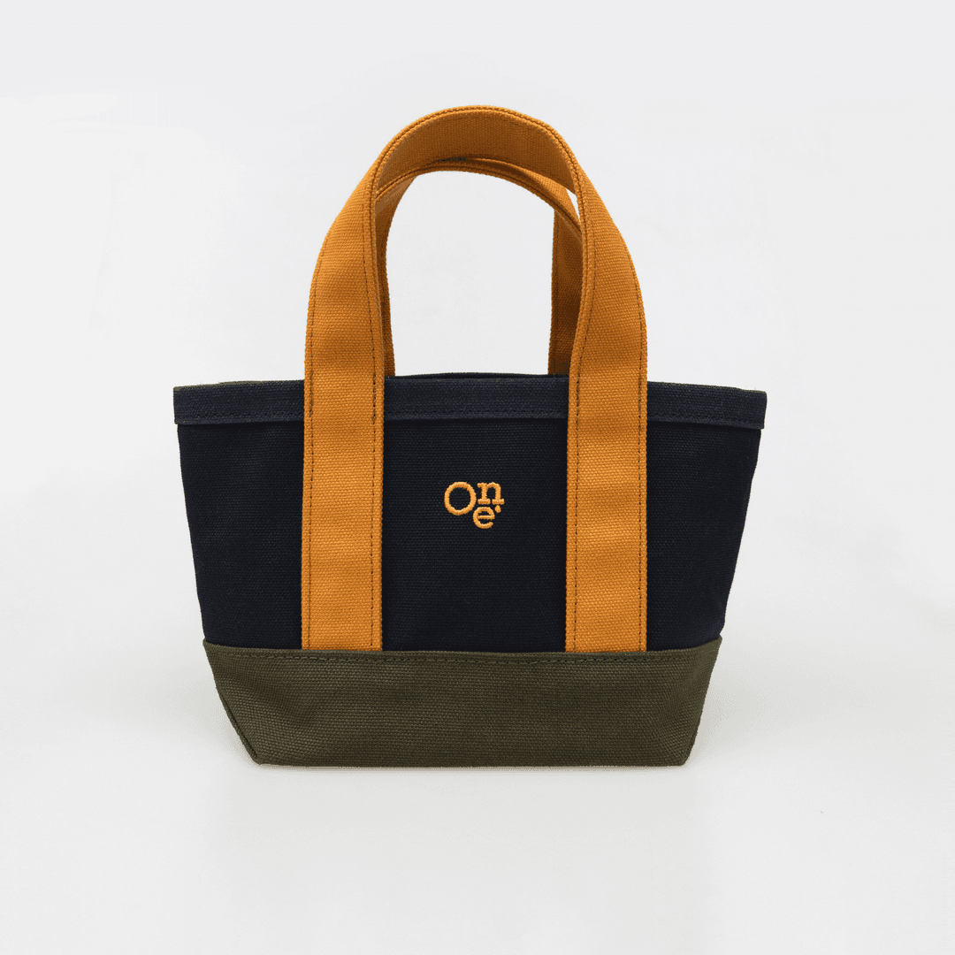 [09/19 순차배송]PETIT TOTE ONE_NAVY/ORANGE