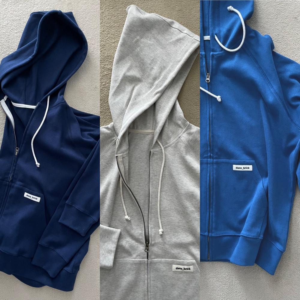 52. Hood zip-up (3colors)
