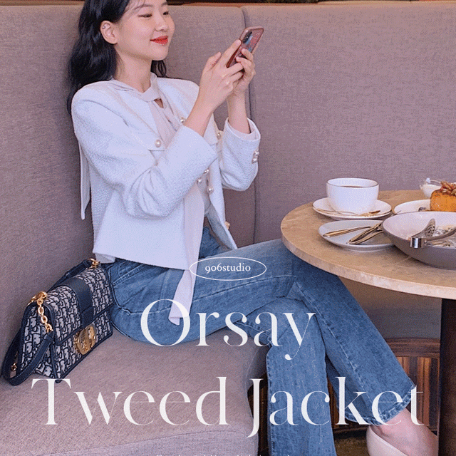 [EVERYWEAR] 오르세 트위드자켓 (울 10%)