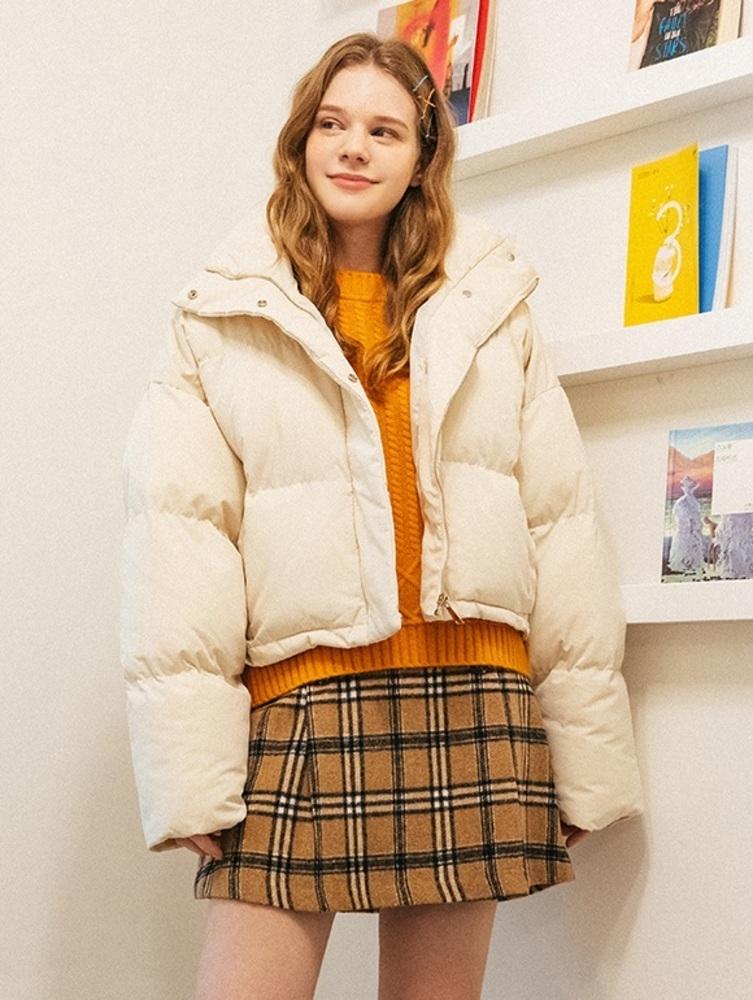 [59,000원 특가] 하이넥 숏 패딩(WXBPAE3)