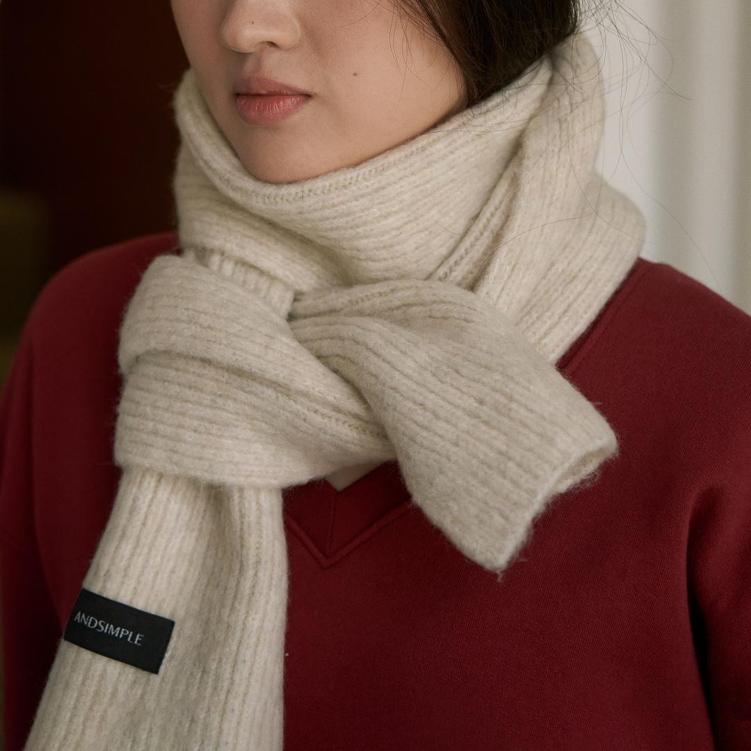[4차 입고] Cozy Wool Muffler (4 Colors)