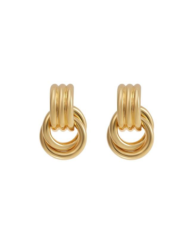 weave-weaving stud earrings