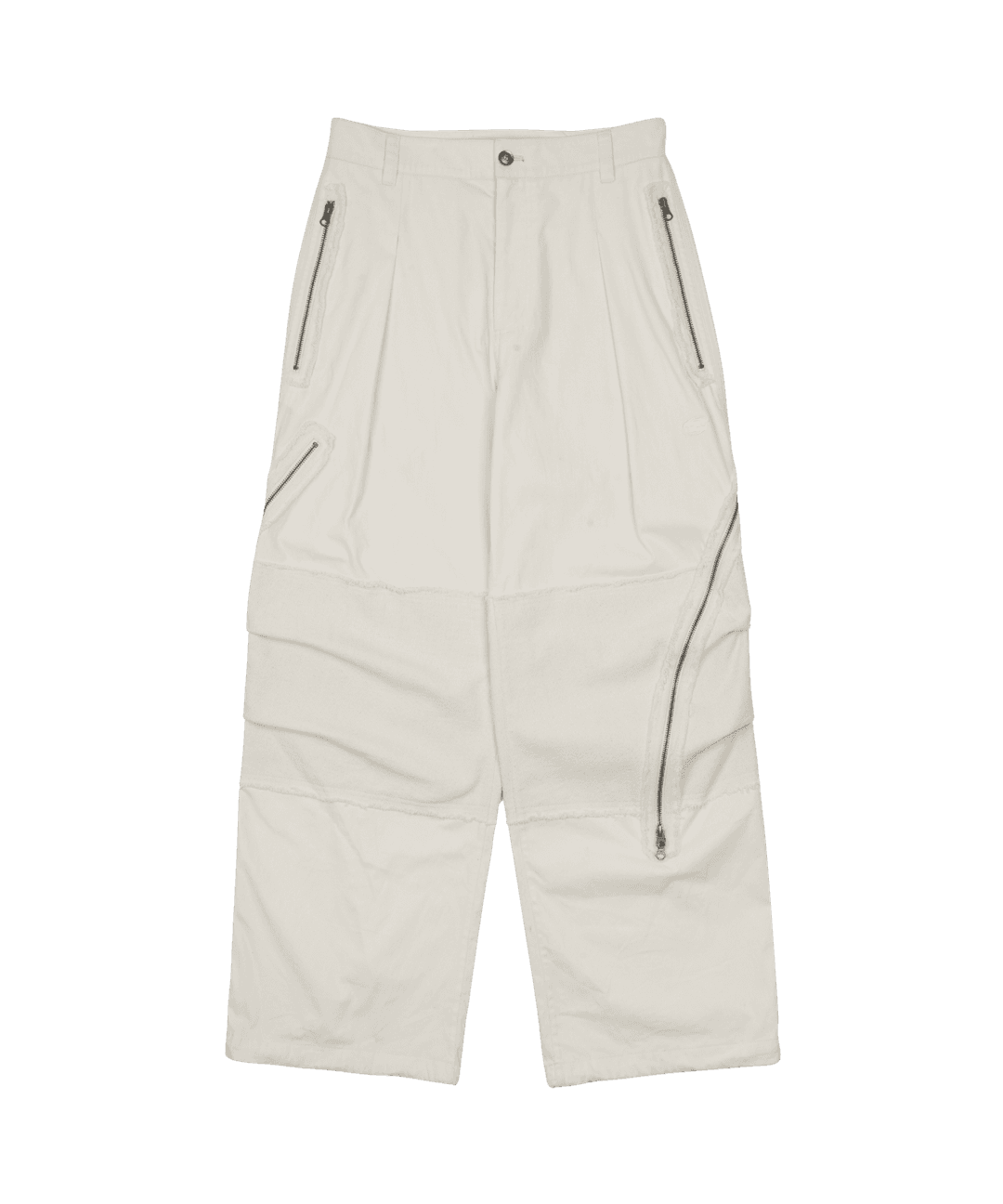 AFFINE CURVE PANTS_b [IVORY]