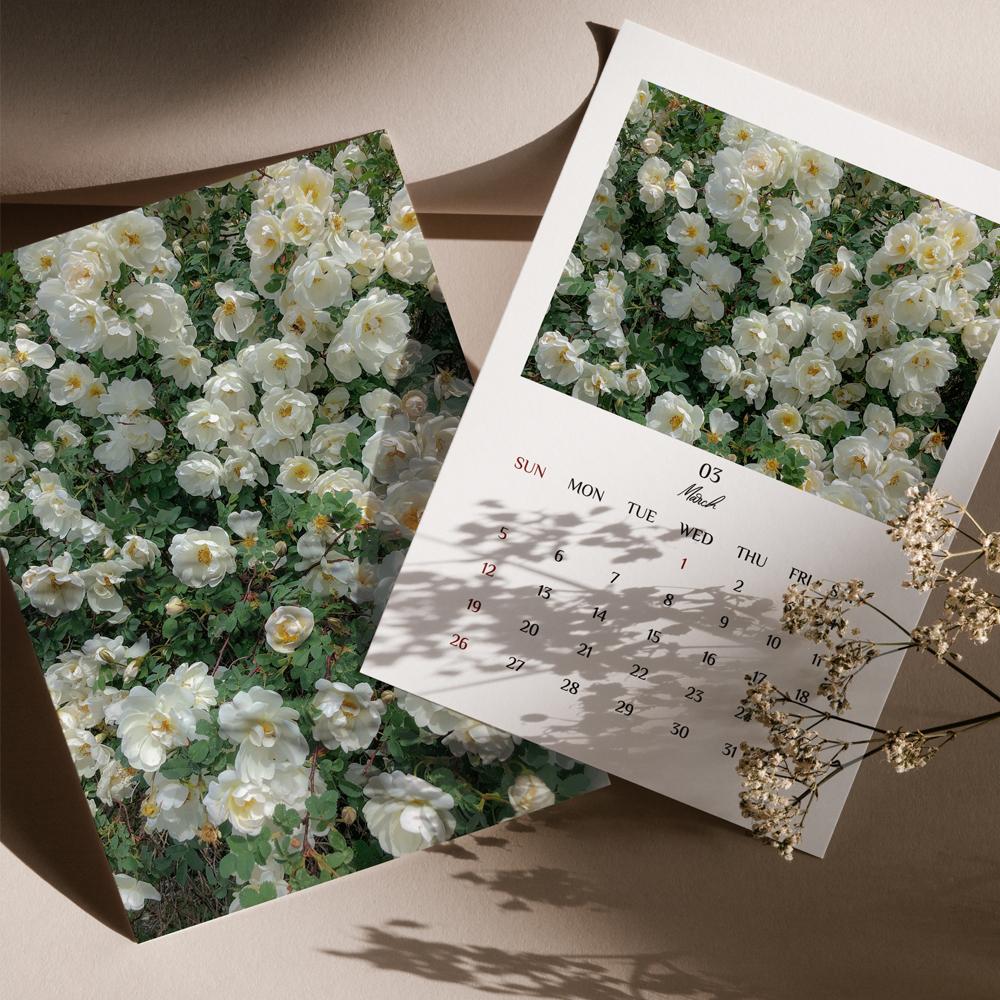 2023 양면 미니달력 6종 모네 마티스 감성 풍경 인테리어