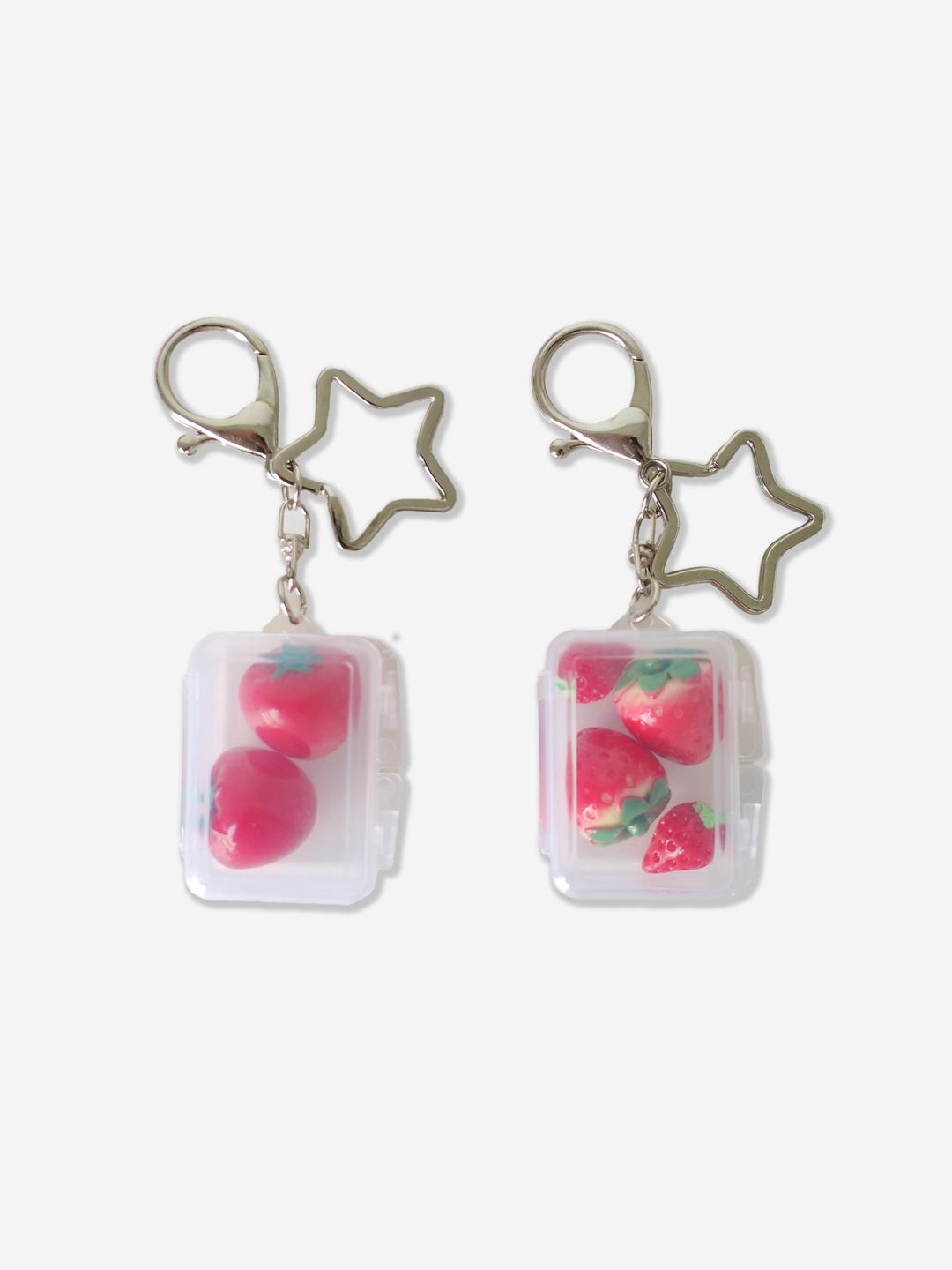 Red summer flavour keyring (2 options)