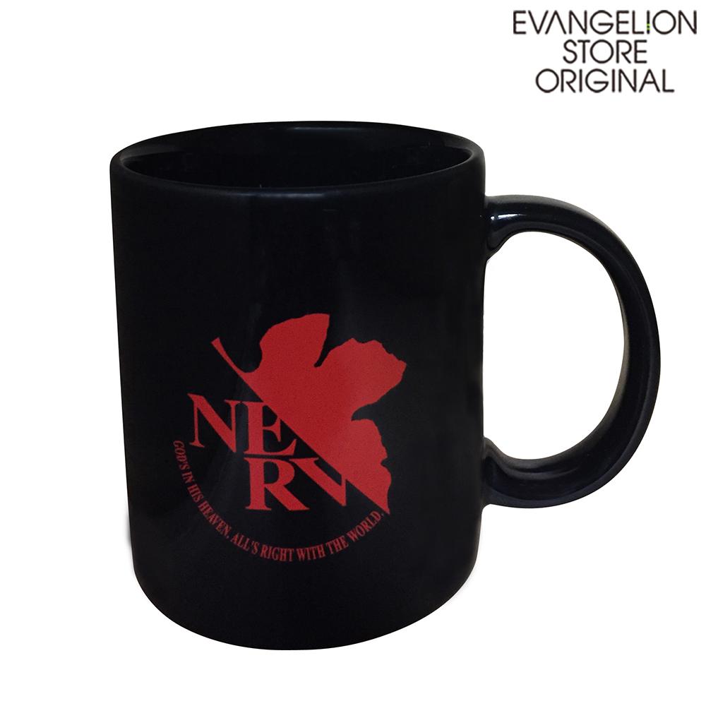 EVANGELION STORE オフィシャル版　NERVマグカップ/黒赤Ver.2