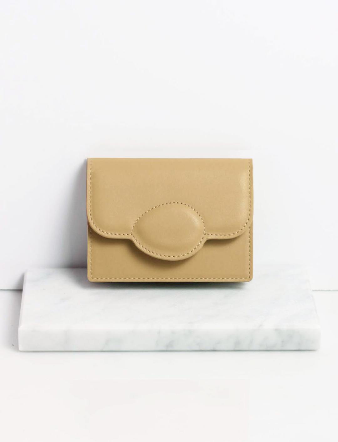 [3차 입고] pebble cardwallet _ corn butter (소가죽)
