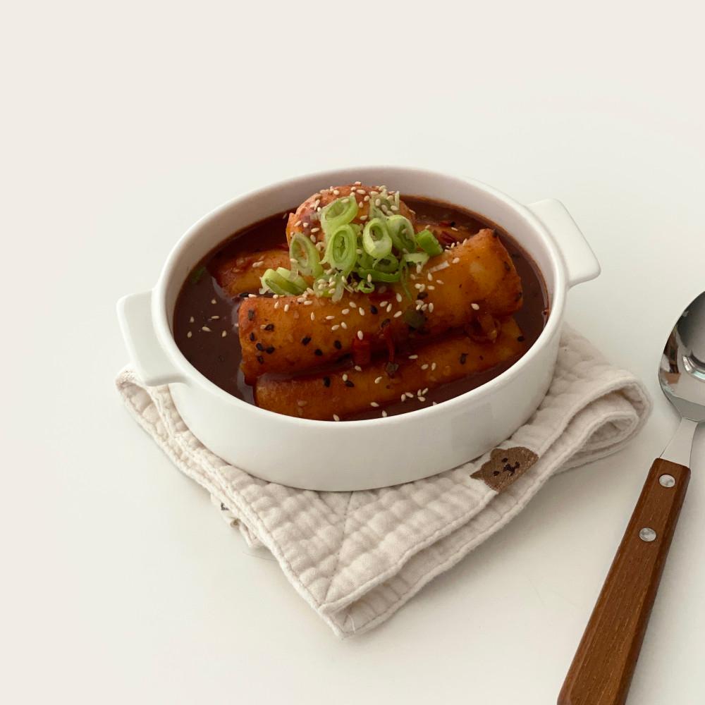 퓨어 타원 손잡이볼 2size / 찬기, 그라탕기