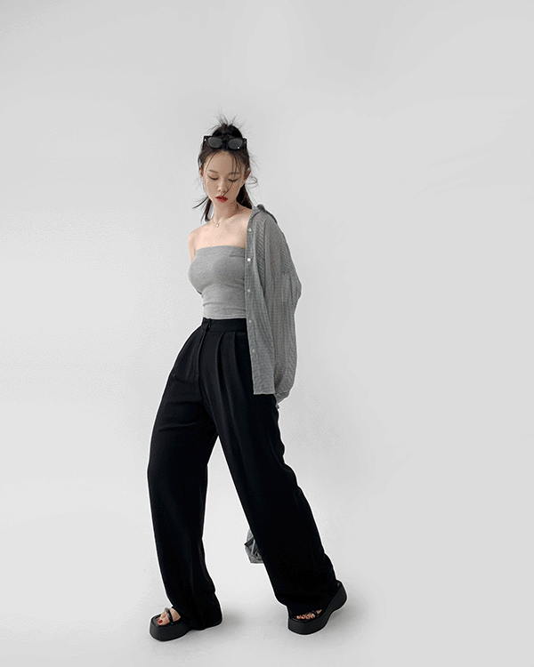 바오 체크 셔츠 (sh)