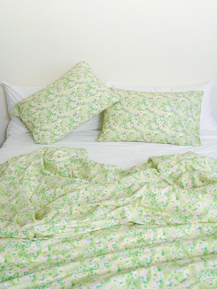 카린 민트 이불 커버 - Q (200X230)