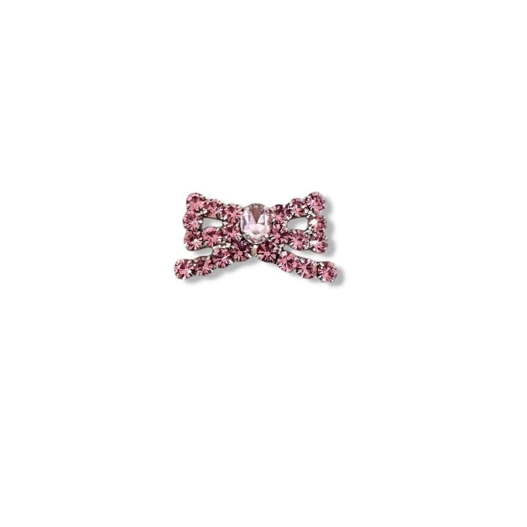 pink ribbon crstal glasses acc