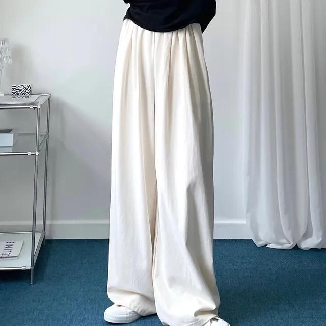 Two pintuck wide banding pants