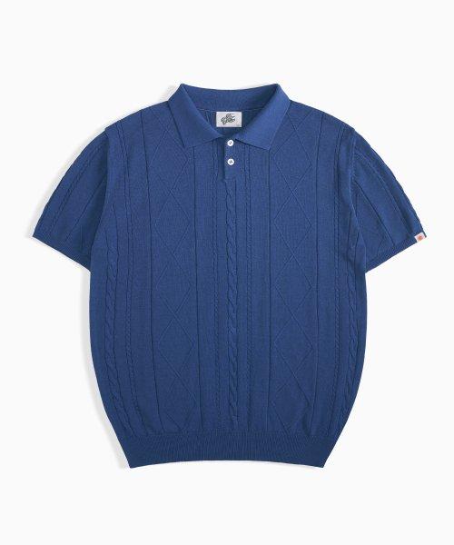 FITTED POLO FISHERMAN_BLUE