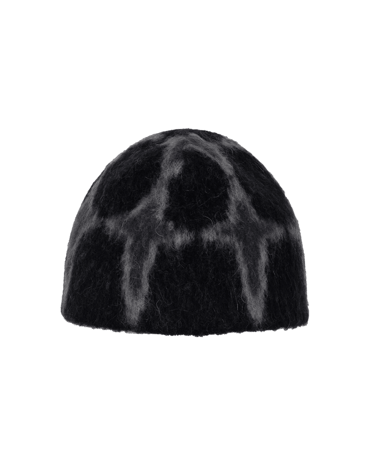 CROSS ANGORA BEANIE BLACK