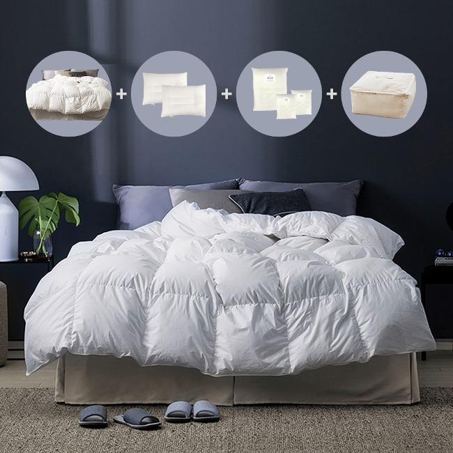 시그니처 구스다운 패키지 (광목 이불가방 증정)