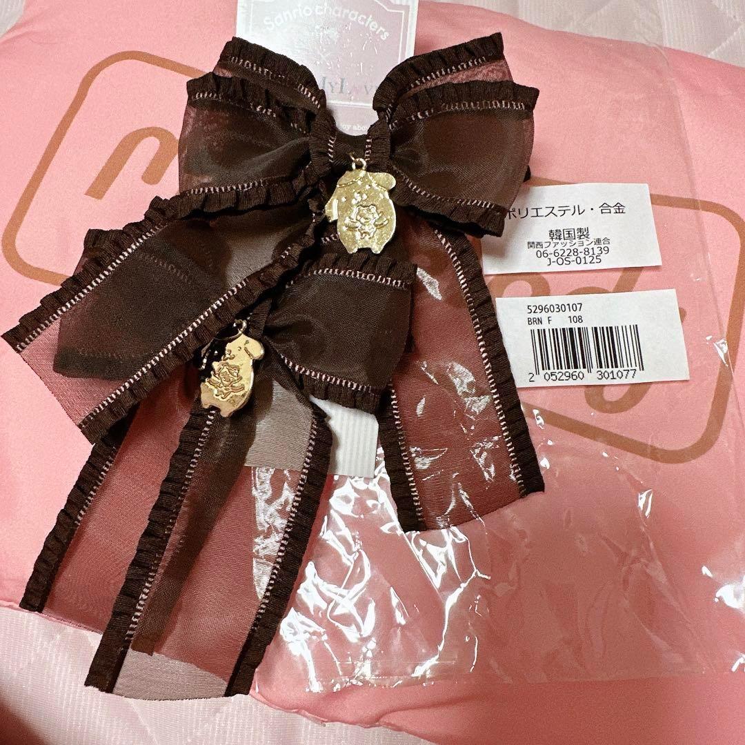 夢展望 DearMyLove[ディアマイラブ] ポムポムプリン　リボンクリップ