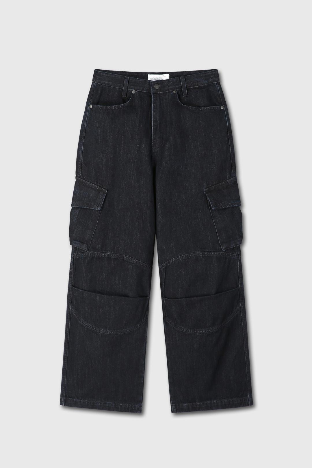 VERN CARGO DENIM PATNS (ONE WASH INDIGO)