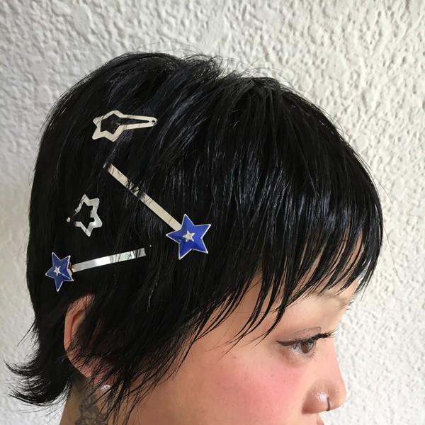 classic star tack hair pin ( 2 set )