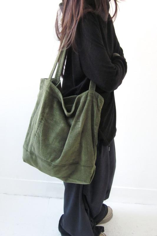 corduroy eco bag (5color)