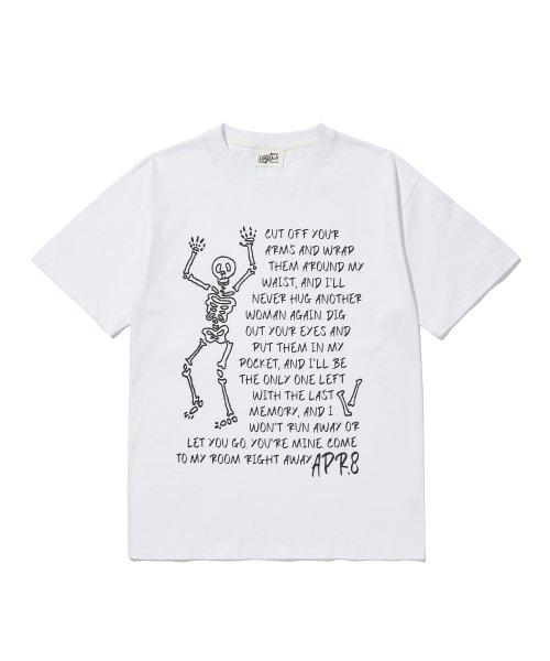 APR8 SKELETON T-SHIRT [2Color]