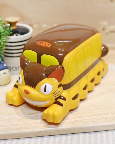 토토로 2단 입체 고양이버스 어린이 소풍도시락통