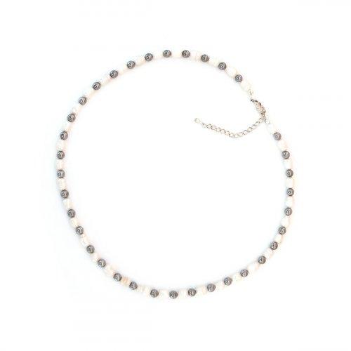 비반 담수진주 남자 목걸이