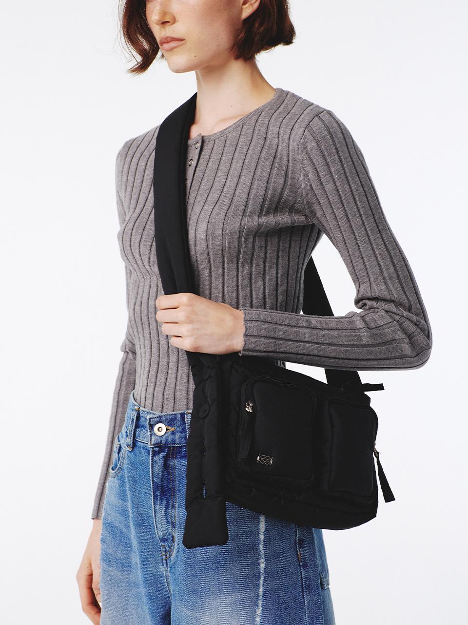 Pillow Cross Bag Black