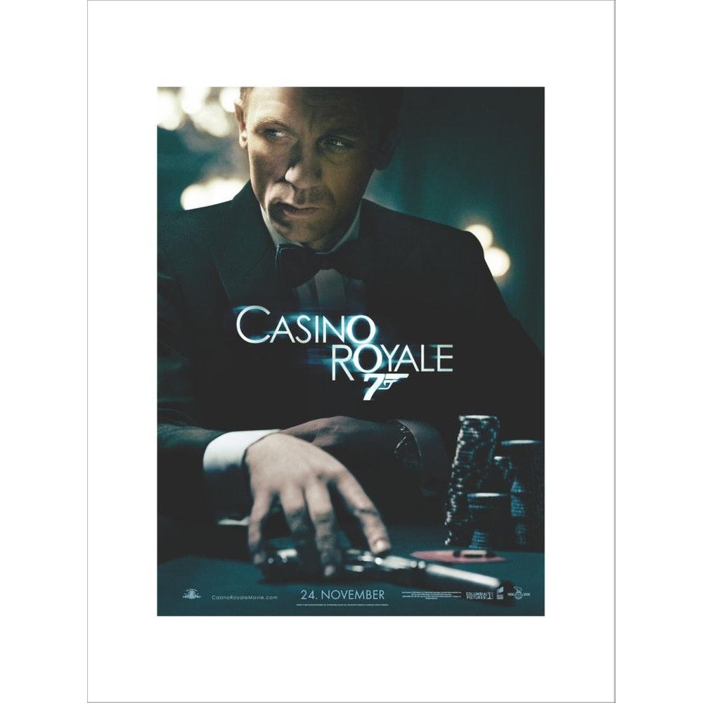 James Bond Casino Royale Framed Art Print By King & McGaw - art print / small / none
