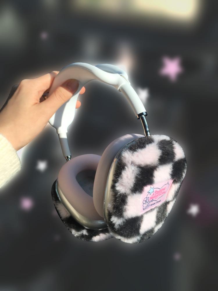 퍼 에어팟맥스 케이스 핸드메이드 니트 겨울 헤드셋 보호 커버 더푸리빌리지