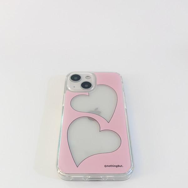 simple clear heart case