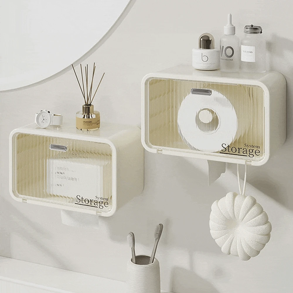 서랍형 욕실 휴지걸이 2종