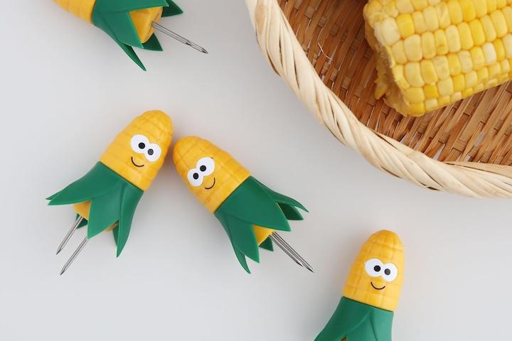 조이 옥수수포크 콘홀더 2set(4pcs)