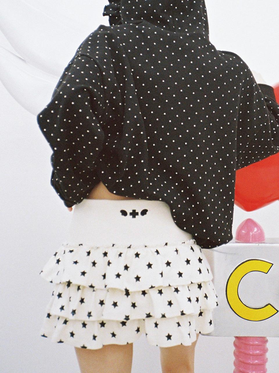 ★PRE-ORDER★ Star CanCan Mini Skirt - IVORY