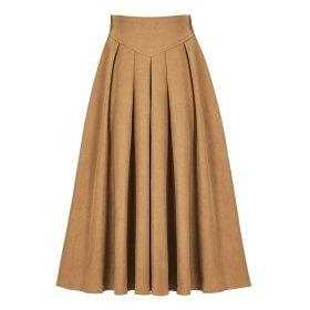 요크절개핀턱플레어스커트 PBBF3F1SK8231