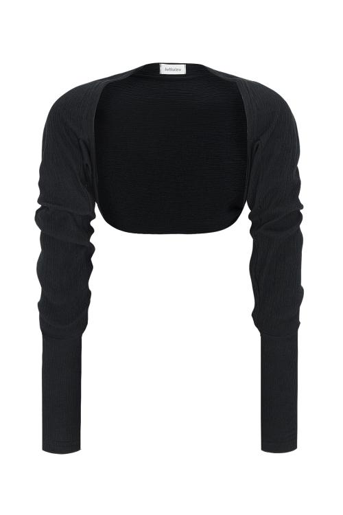 벨리아르(BELLIALEU)  COTTON BASIC BOLERO-BLACK - 사이즈 & 후기 | 무신사