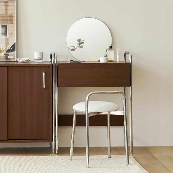 [사은품 증정]발트 크롬 화장대 모던 미드센츄리 600/1000