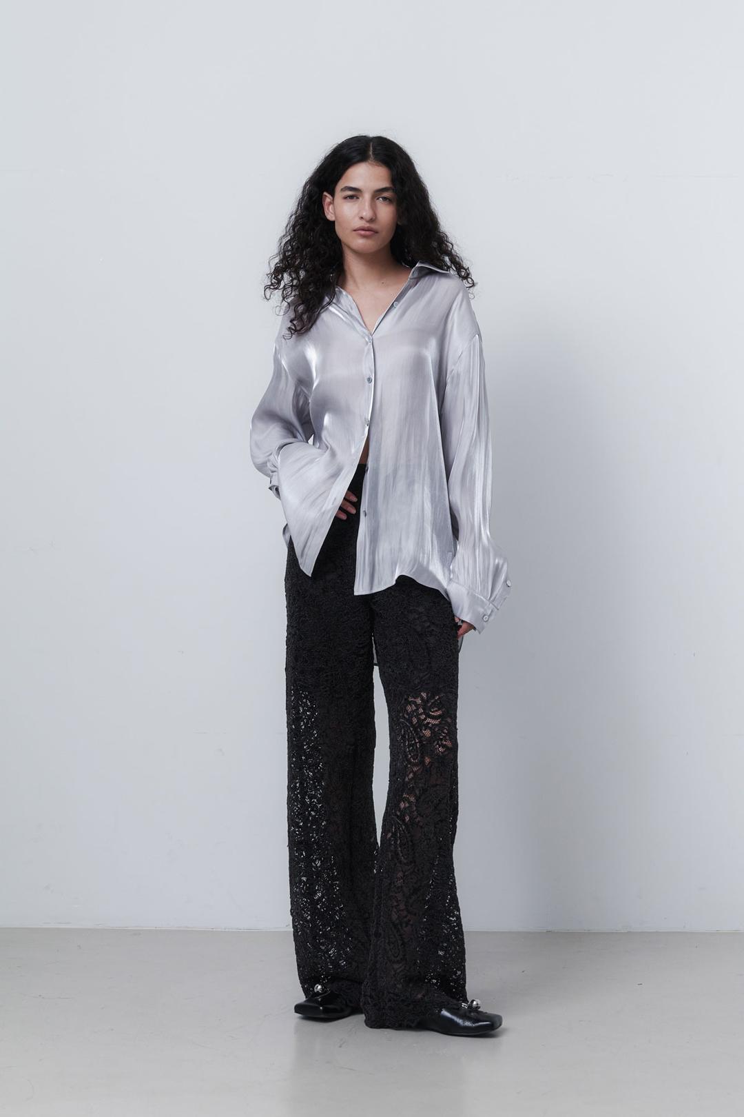 JACQUARD LONG PANTS - ANTHRACITE